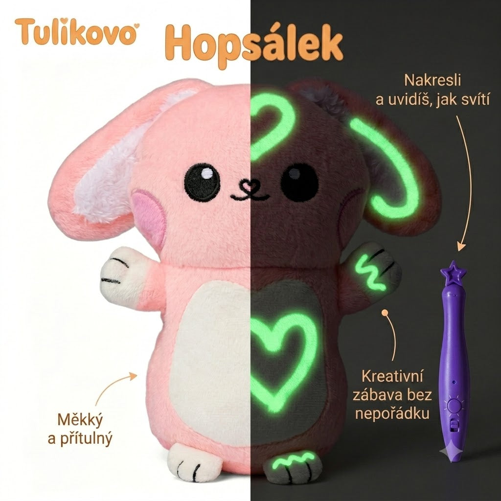 Kreslomédi™ – Plyšák s kouzelným kreslicím perem
